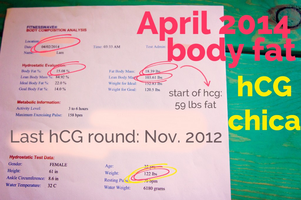 April 2014 Body Fat Test - 1.5 years Maintaining hCG Weight Loss - vocmwdmt.top